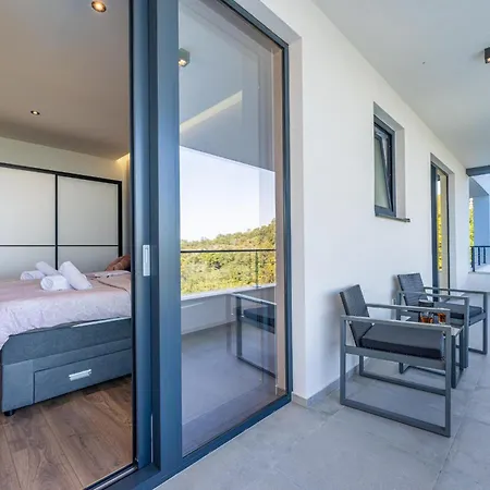 Ziganto With A View Of The Kvarner Bay ヴィラ