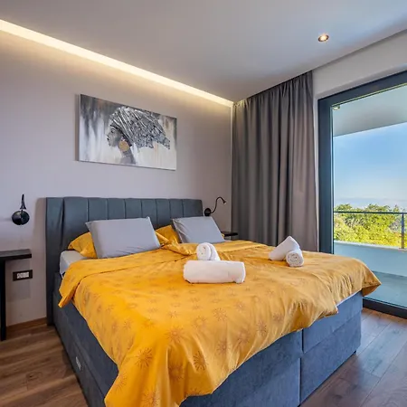 Ziganto With A View Of The Kvarner Bay 빌라 *