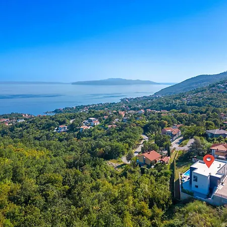 Ziganto With A View Of The Kvarner Bay Villa Opatija