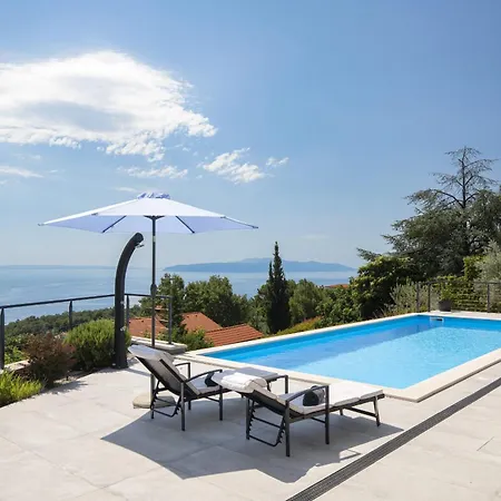 Ziganto With A View Of The Kvarner Bay Villa *