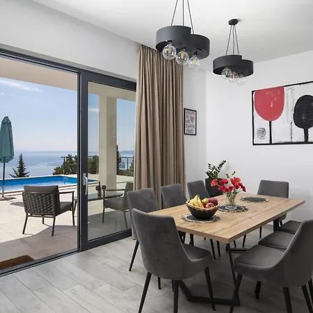 Ziganto With A View Of The Kvarner Bay Villa Opatija