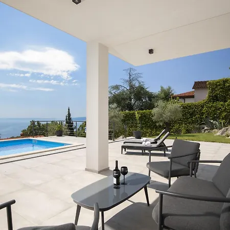 Villa Ziganto With A View Of The Kvarner Bay *