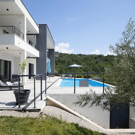 Villa Ziganto With A View Of The Kvarner Bay *