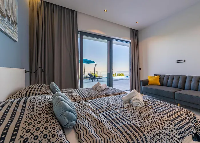 Ziganto With A View Of The Kvarner Bay Villa *