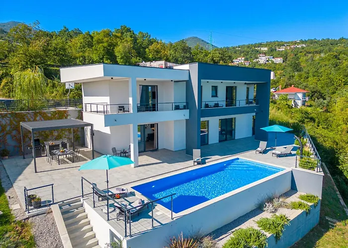 Ziganto With A View Of The Kvarner Bay Vila